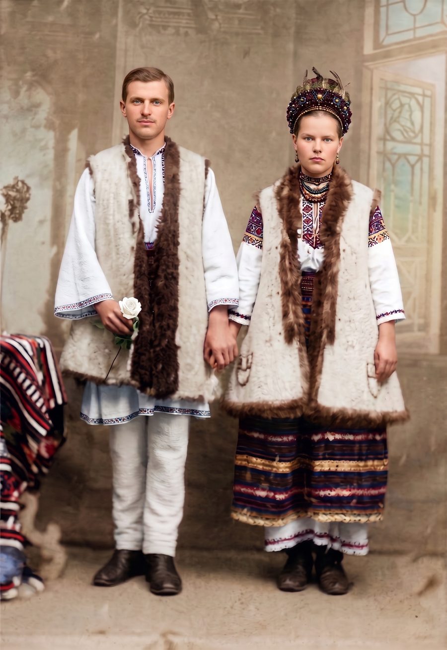 То же фото после реставрации